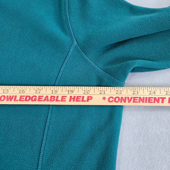 Made for Life Womens Green Full Zip Long Sleeve Fleece Jacket with Pockets Large - Picture 9 of 14